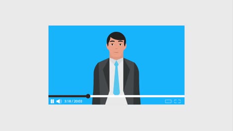 trabajo en equipo personas animación hd
