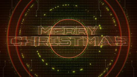 Feliz-Navidad-Con-Elementos-De-Hud-Y-Texto-De-Código-1