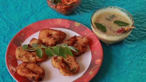 a closeup look at vada or vadai a south indian snack