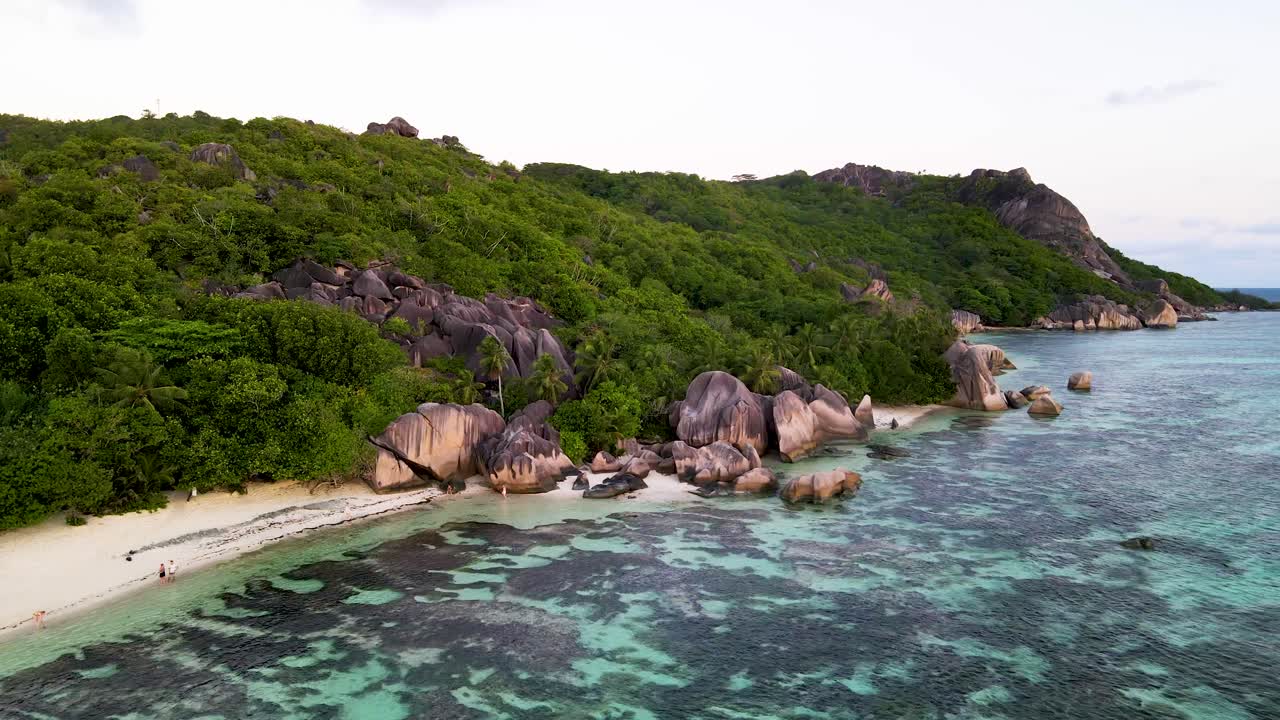 Seychelles La Digue Rocks Aerial Drone16.mp4