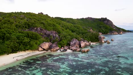 seychelles la digue rocks aerial drone16.mp4