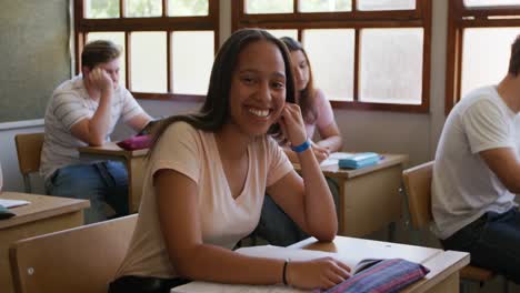 Teenagers-in-a-school-classroom