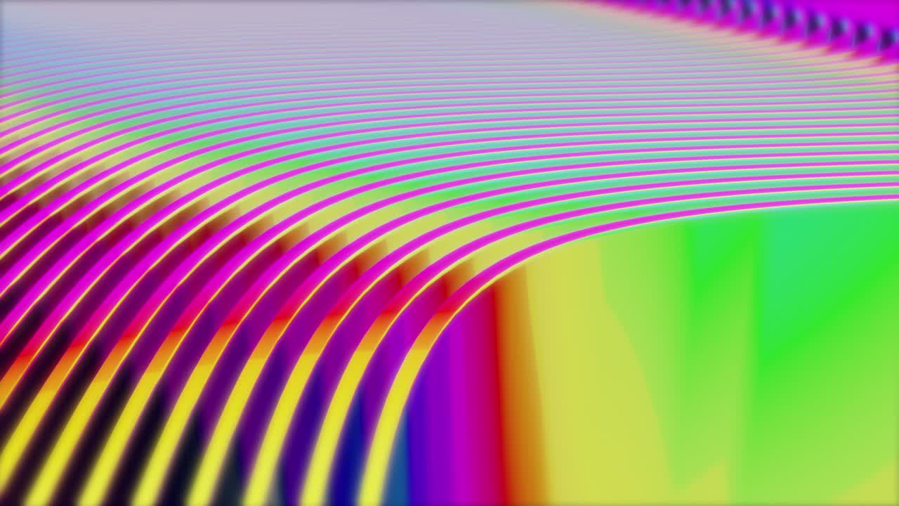 rayas iridescentes bucle de fondo de gradiente de onda