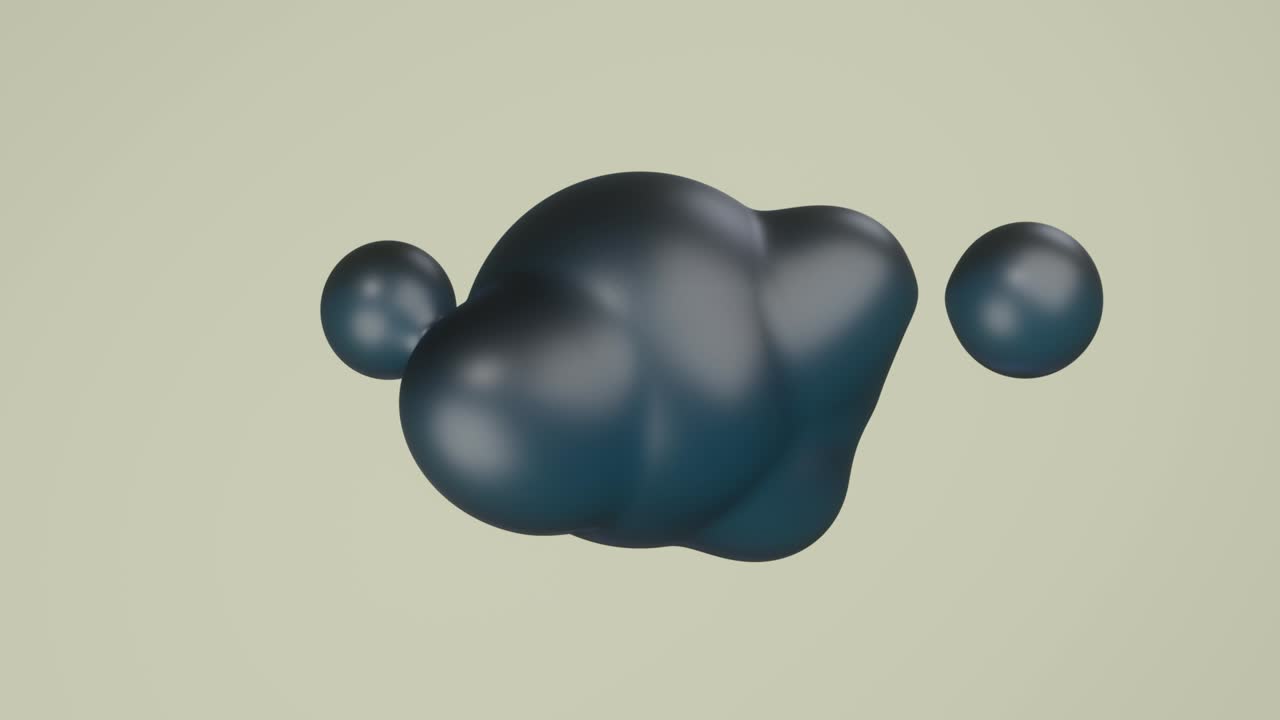 3d abstract element animation