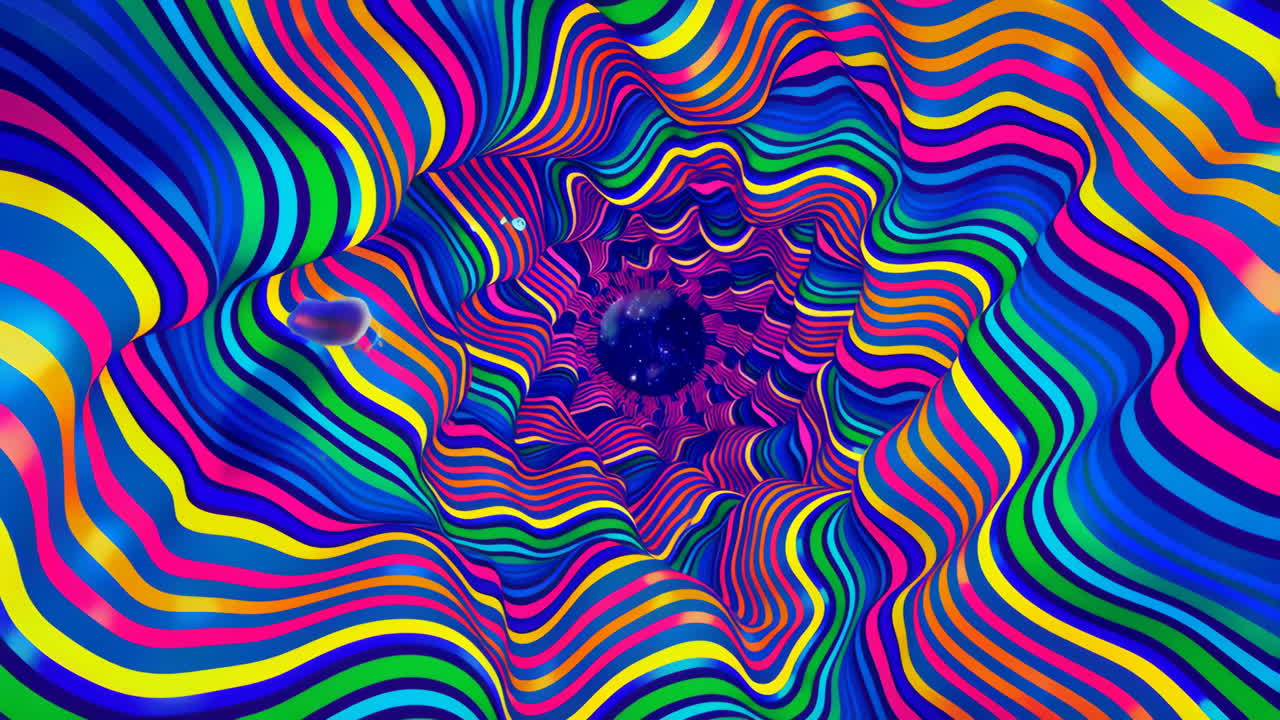 Colorful Psychedelic Tunnel