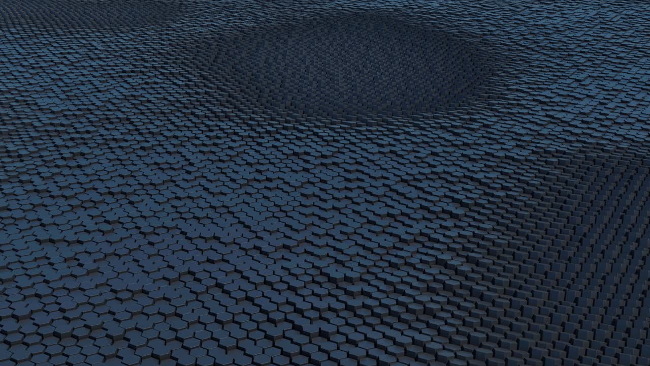 Hexagons abstract animation.