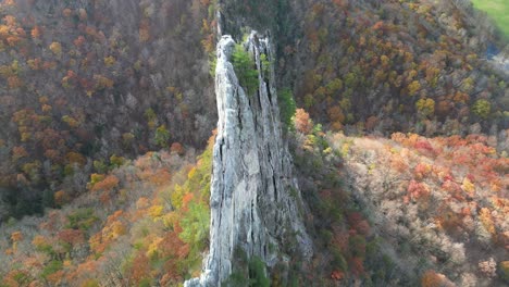 Seneca-Rocks-WV-Drone-Spine-Above