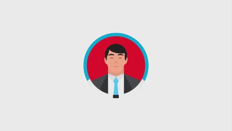 trabajo en equipo personas animación hd