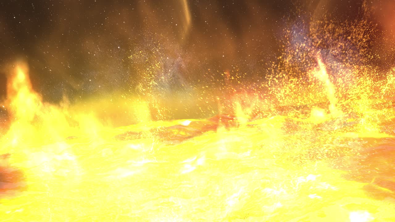 용암 행성 폭발