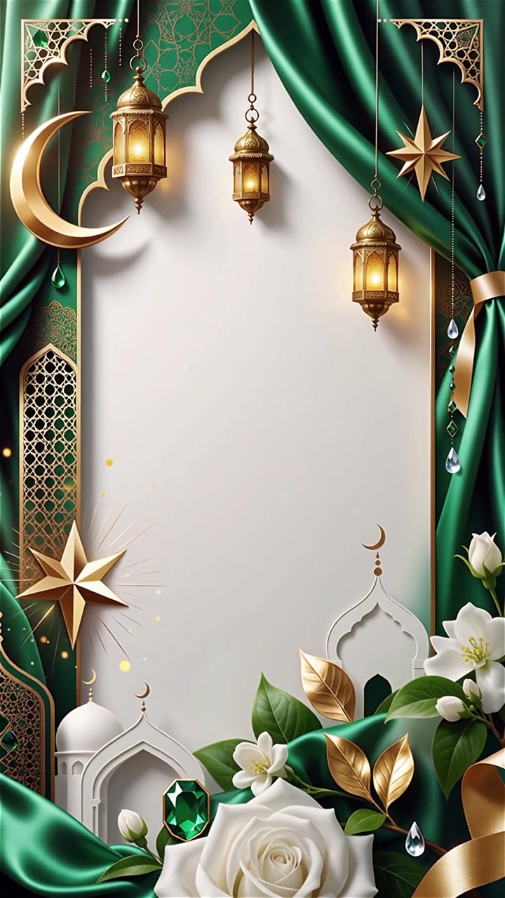 Compleanno del Profeta Maometto Mawlid al-Nabi Sfondo Islamico