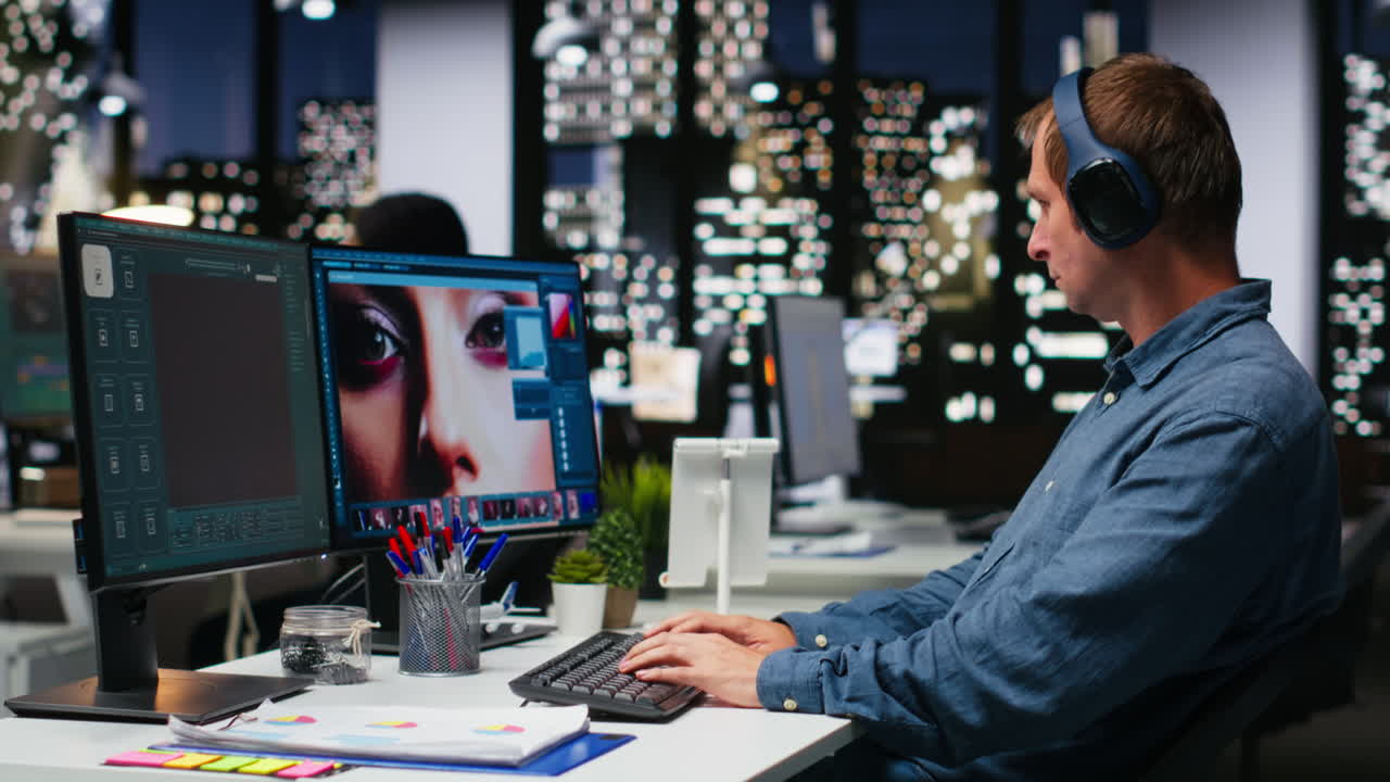 Photography editor using AI chatbot turning text prompt into photos