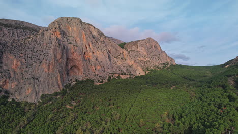 beautiful mountain landscape malaga, spain