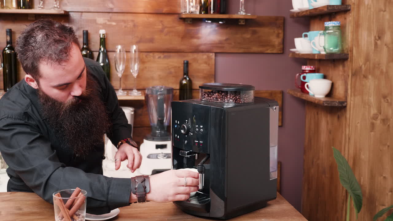 Preparing Coffee with an Espresso Machine