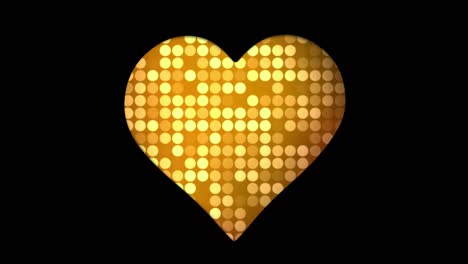 Animation-of-changing-yellow-and-red-background-over-heart-shapes-hole-in-black-surface