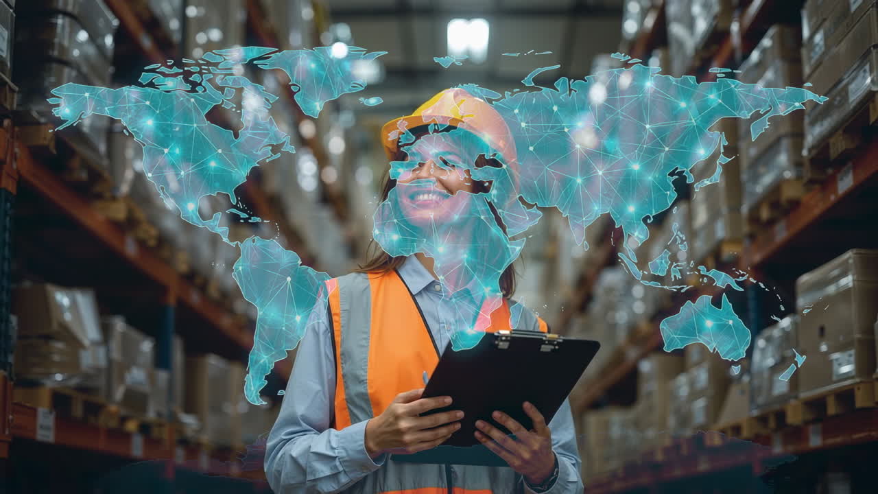 Global Logistics and Supply Chain Management in a Modern Warehouse