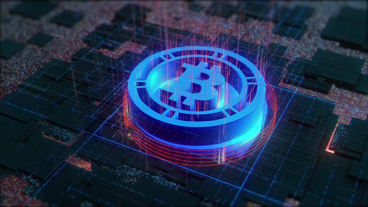 Futuristic CG Animation Background