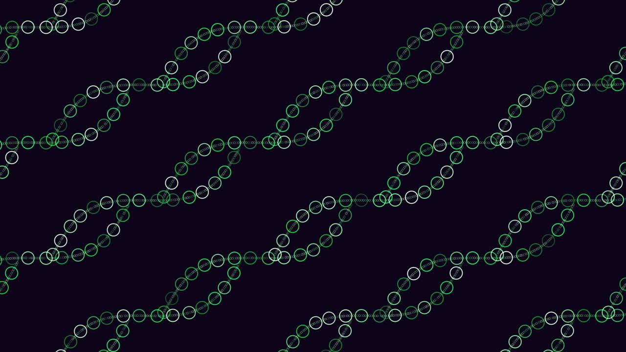 Black and green pattern intricate lines and circles form a captivating design