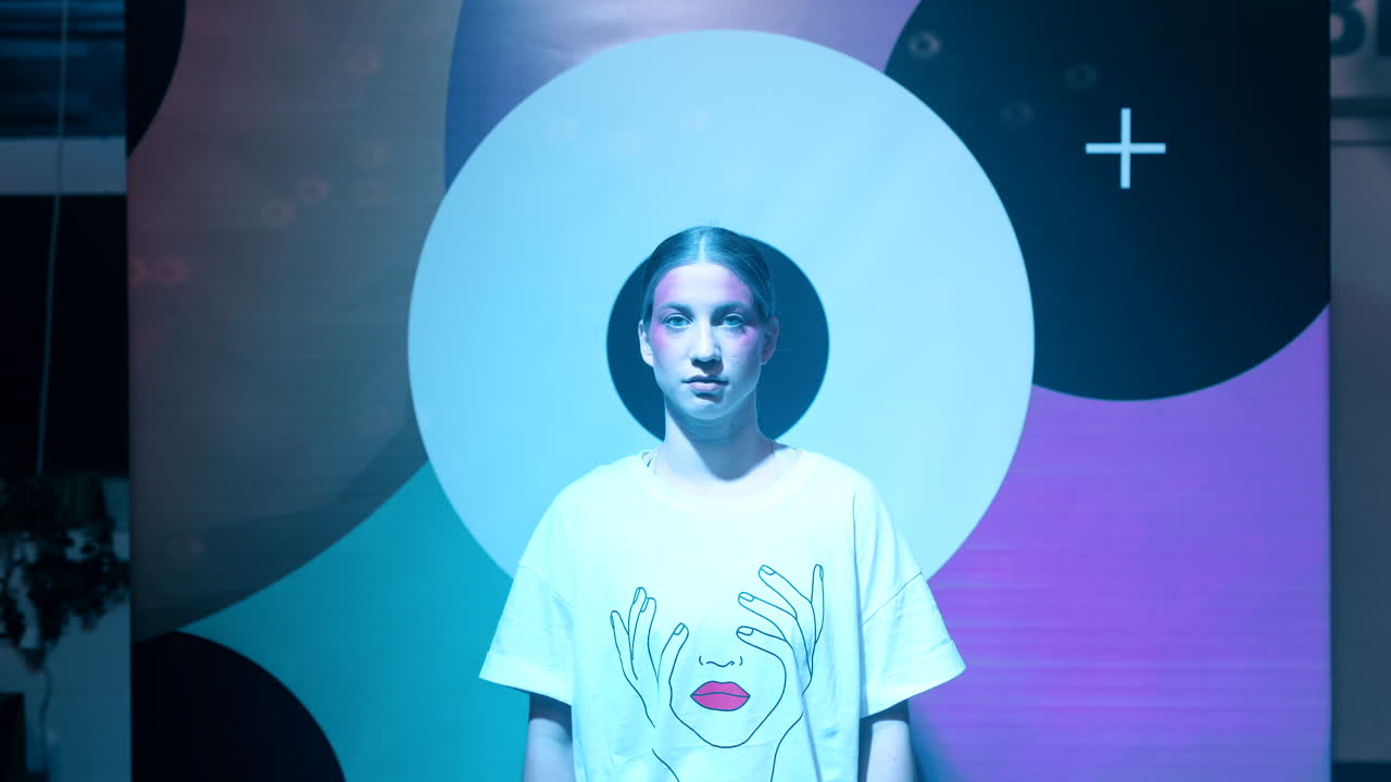 Woman Model in Fashion Portrait