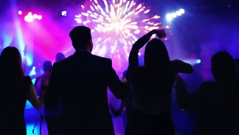 people dancing at a nightclub