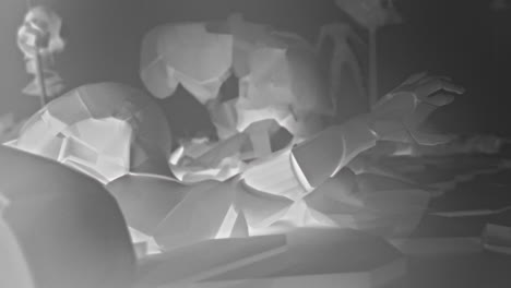 destroyed andorids on a junkyard in xray
