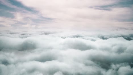 4k diurno nube timelapse pov