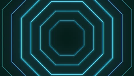 patrón hexagonal azul y negro sobre un fondo oscuro