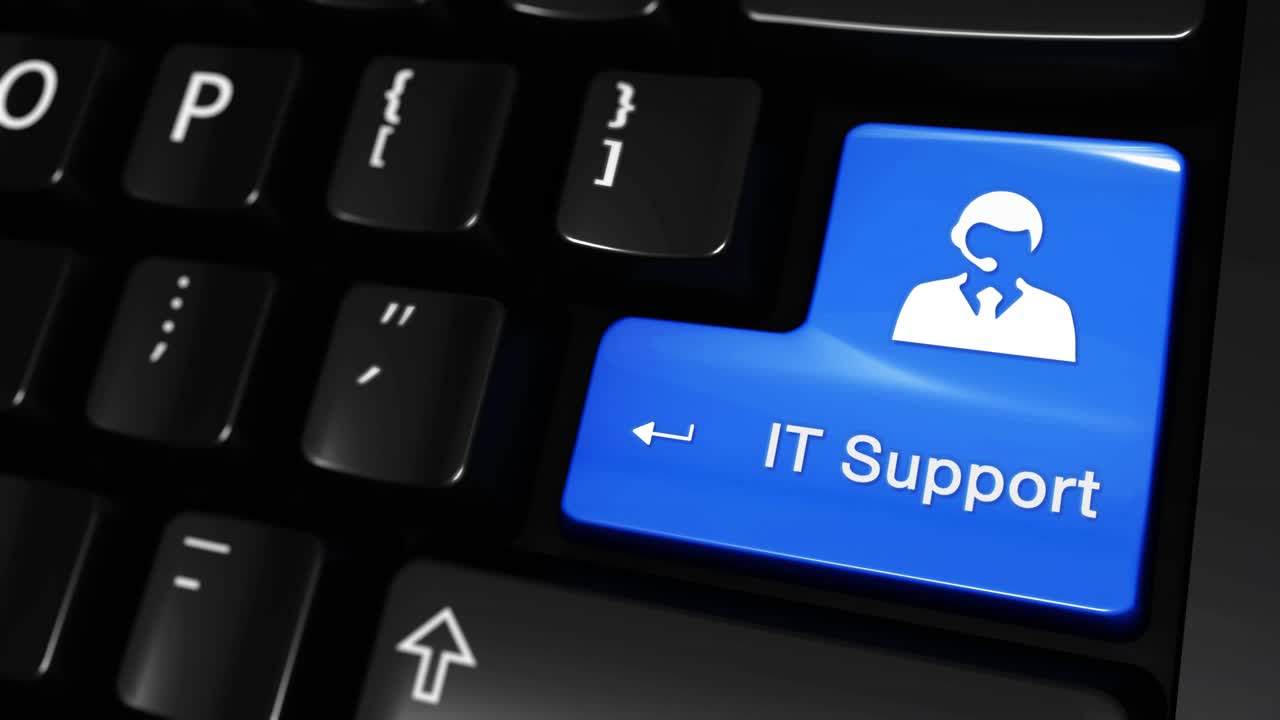 IT Support Button on Keyboard