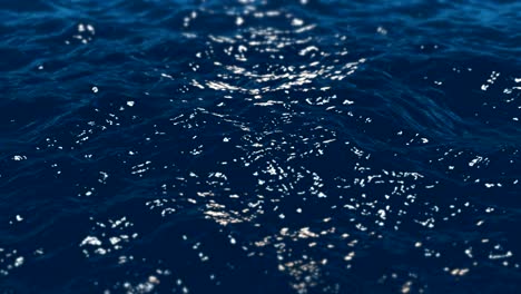 las olas azules oscuras del océano