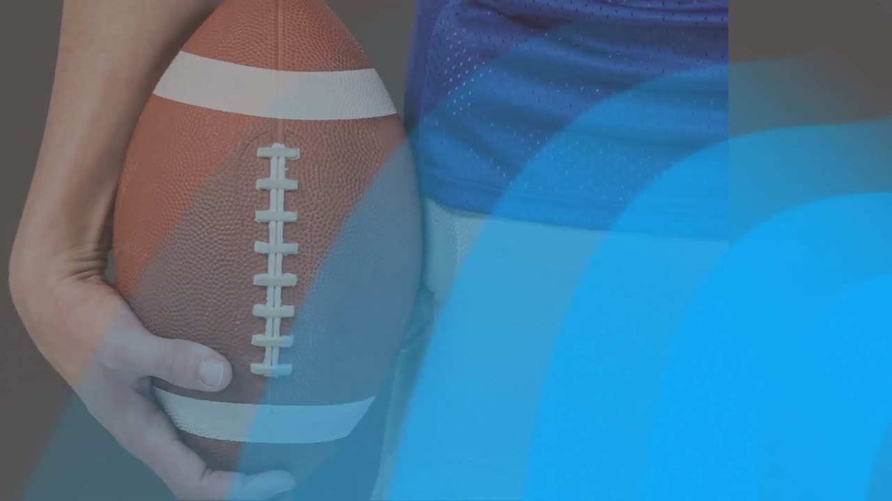 este video es de una onda de luz azul digital moviéndose sobre un fondo transparente.