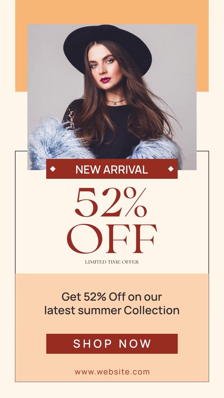 Fashion Sale Shop Now template
