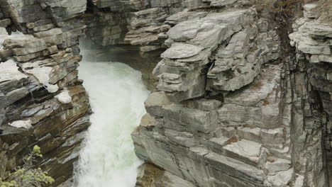 a waterfall within a rock formation