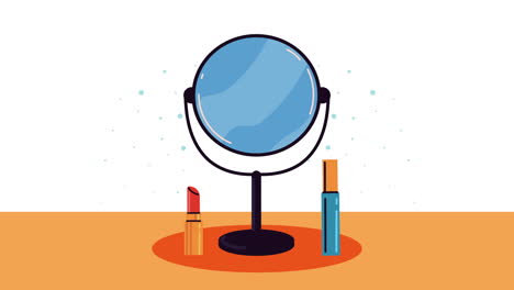juego de vanidad de maquillaje