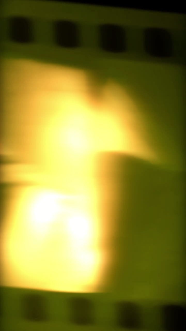 Sobreposição Abstrata Retrô de Queimadura e Vazamento de Luz de Filme