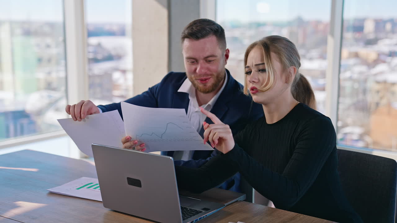 Colleagues brainstorming in a meeting. Brainstorming at the office.