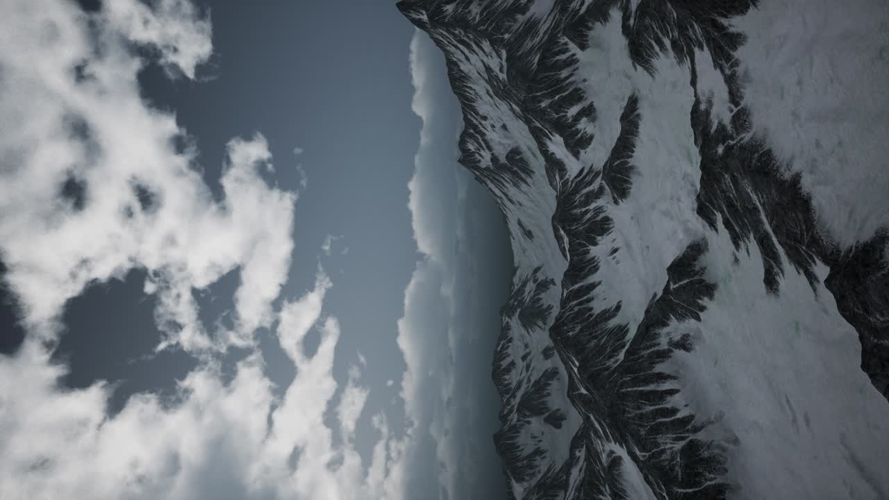 Storm Cloud over Dolomites