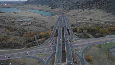 Evening-traffic-over-C-470-Morrison-Colorado