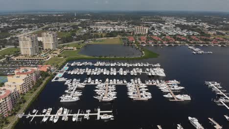 aerial of the south florida lifestyle in bradenton, florida