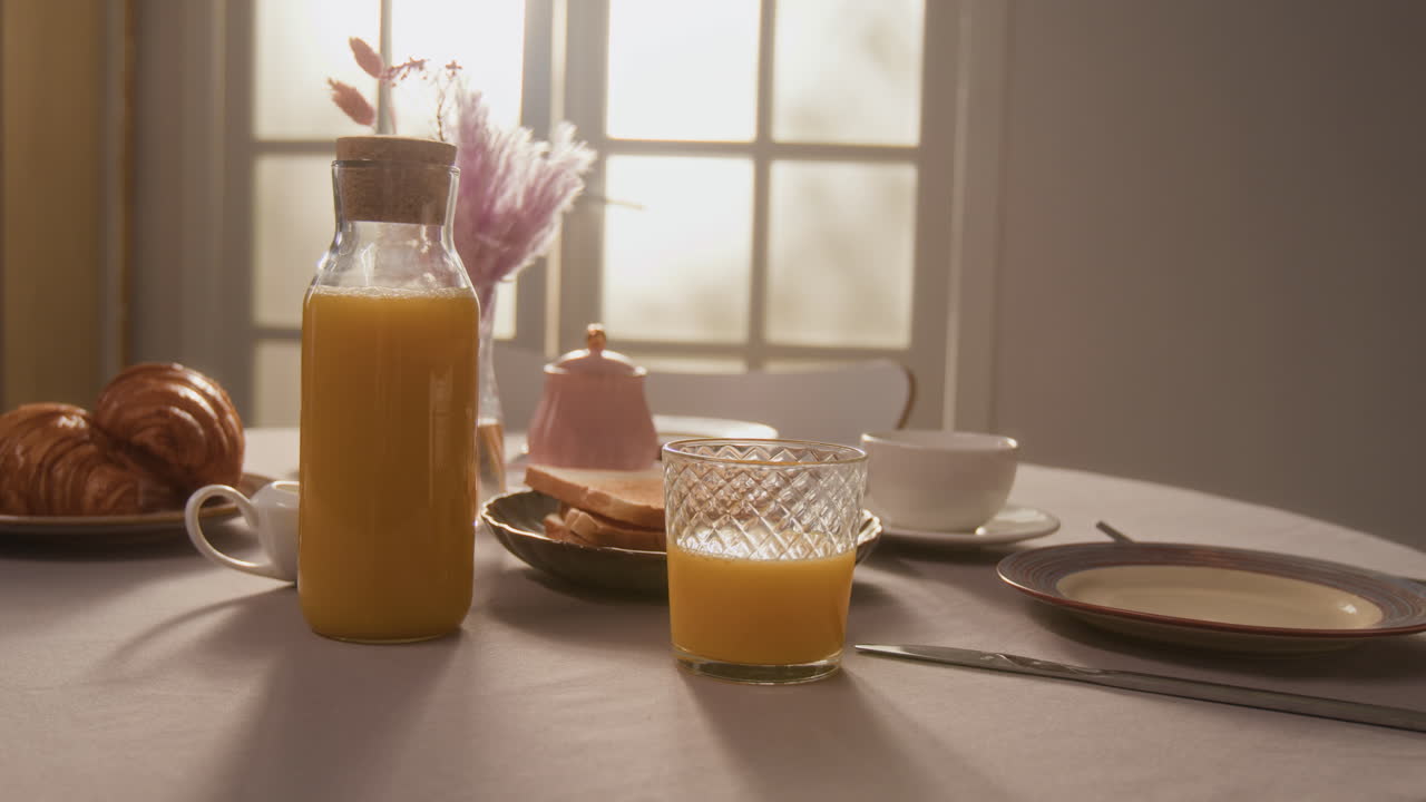 A Delicious Breakfast Table Setting