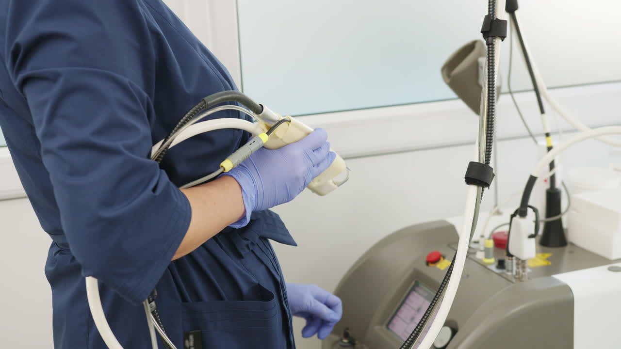 레이저 탈모 절차