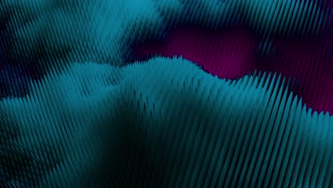 fondo geométrico 3d abstracto azul y rosa
