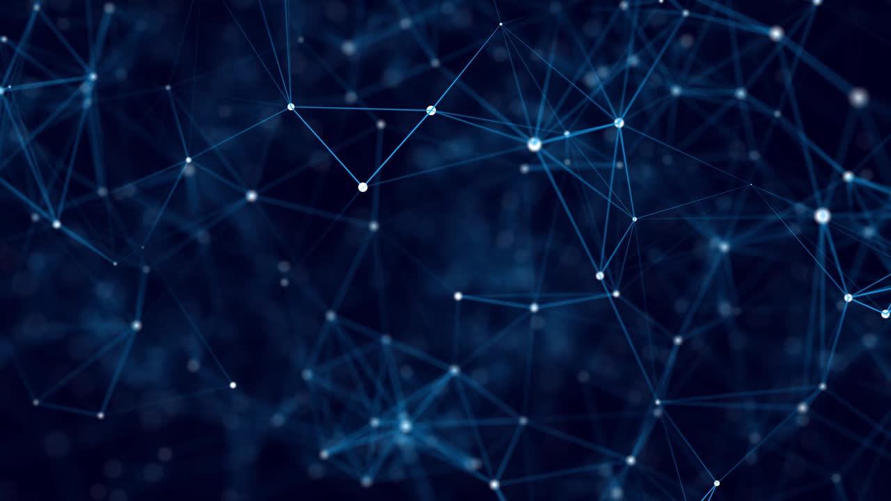 estructura de conexión de red. fondo digital con puntos y líneas. visualización de grandes datos. renderización 3d.