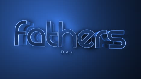 Fathers-Day-text-illuminated-in-vibrant-blue-neon-against-a-dark-backdrop