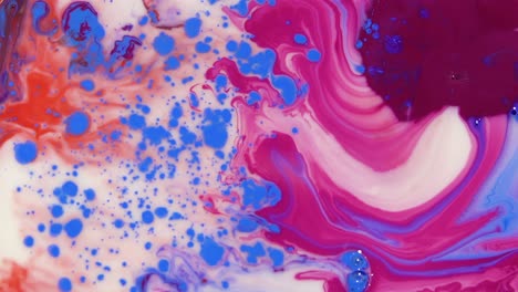 abstract fluid art with swirling colors