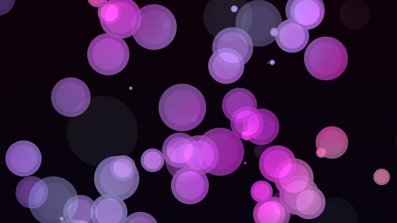 círculos animados coloridos partículas de fondo claro 4k