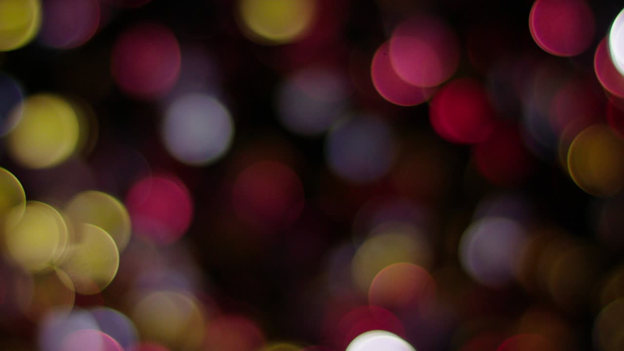 brillo bokeh aislado en fondo negro