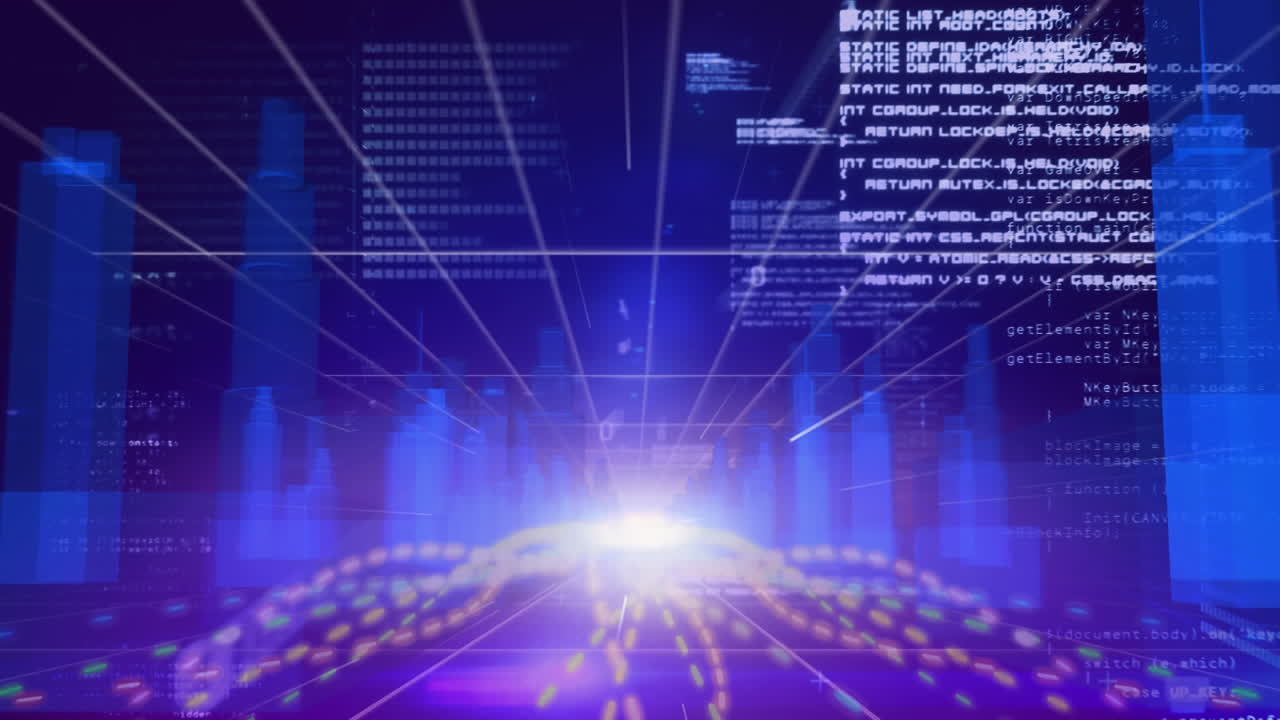 어두운 배경 에 있는 도시 풍경