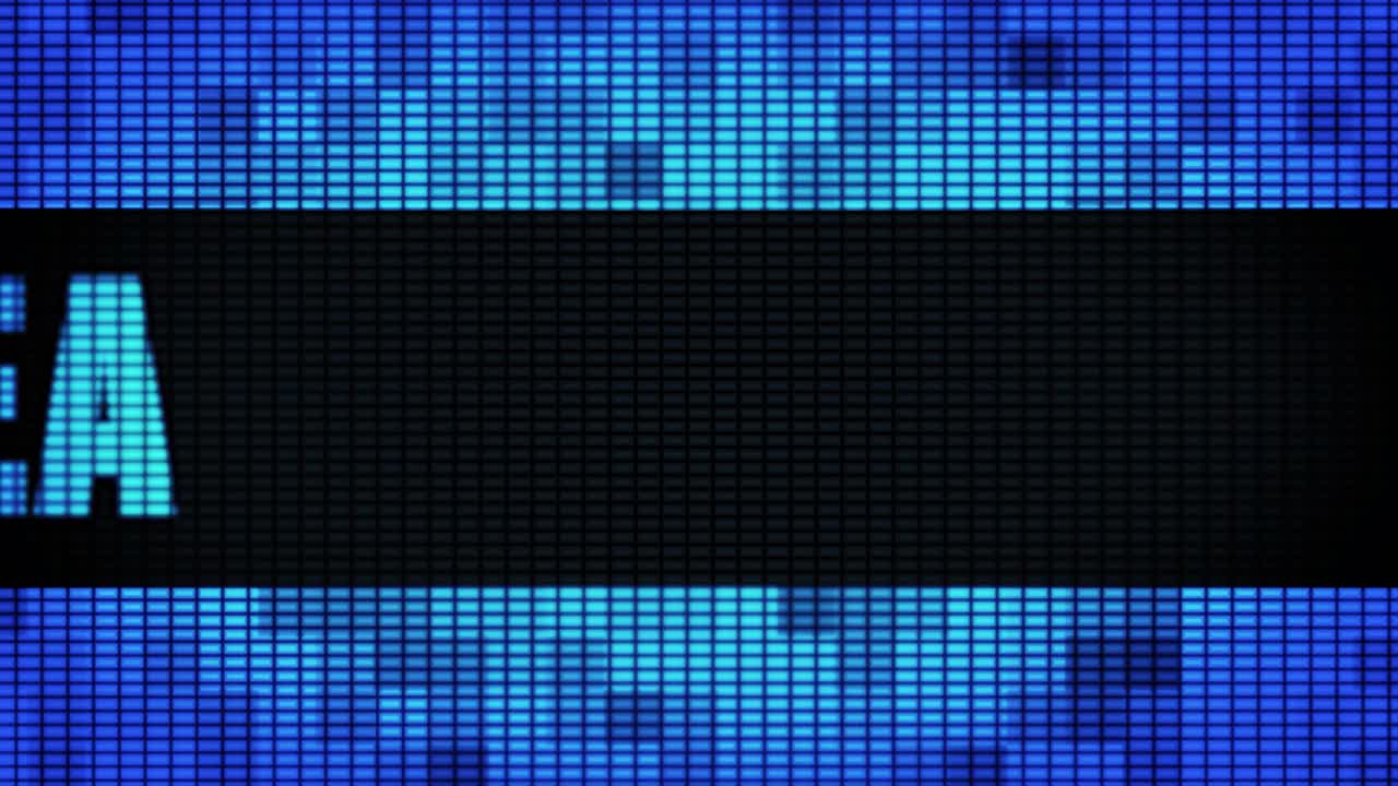 Text Display on a LED Screen