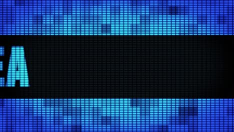text display on a led screen