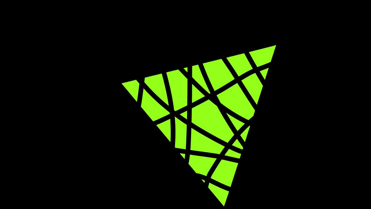 4k 비디오 모델 스트로보스코픽 및 최면 효과, 16:9 비디오 형식