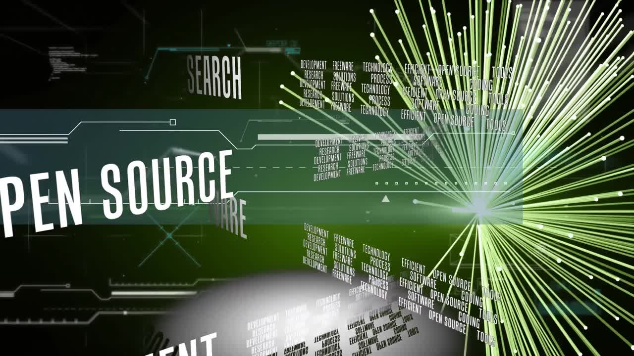 연구, 기술 및 컴퓨팅 텍스트의 애니메이션, 빛  ⁇ 과 데이터 처리